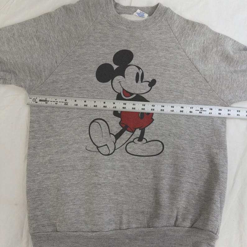 Vintage Mickey Mouse Disney Crewneck Sweatshirt Size Large 80s 90s image 6