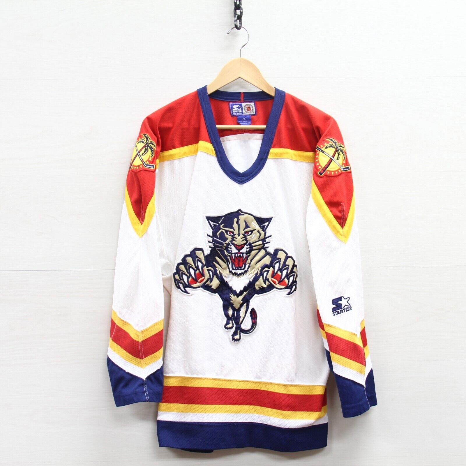 Vintage CCM Florida Panthers Jersey SIGNED!!! Kids L/ XL for Sale