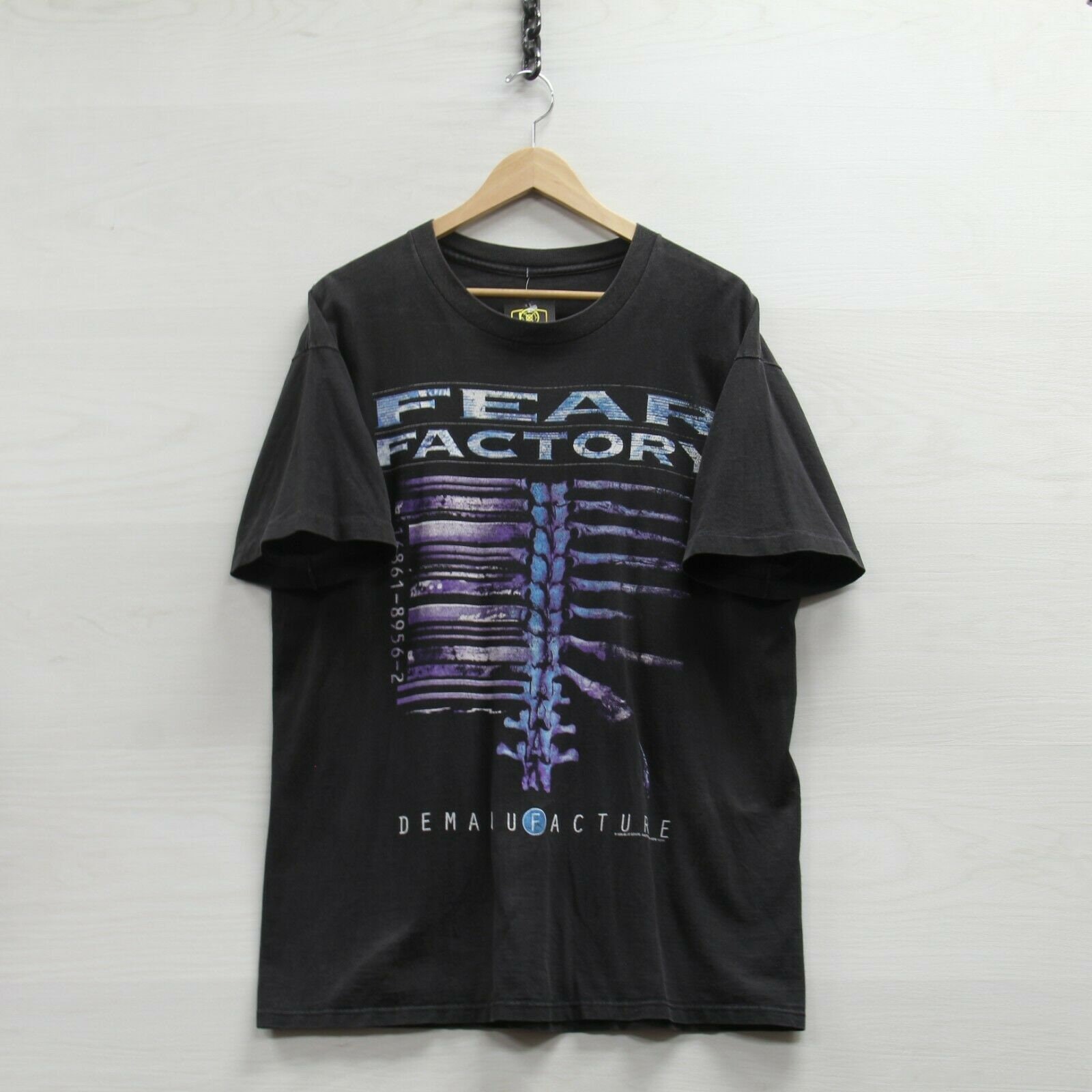 Vintage Fear Factory Demanufacture Blue Grape T Shirt
