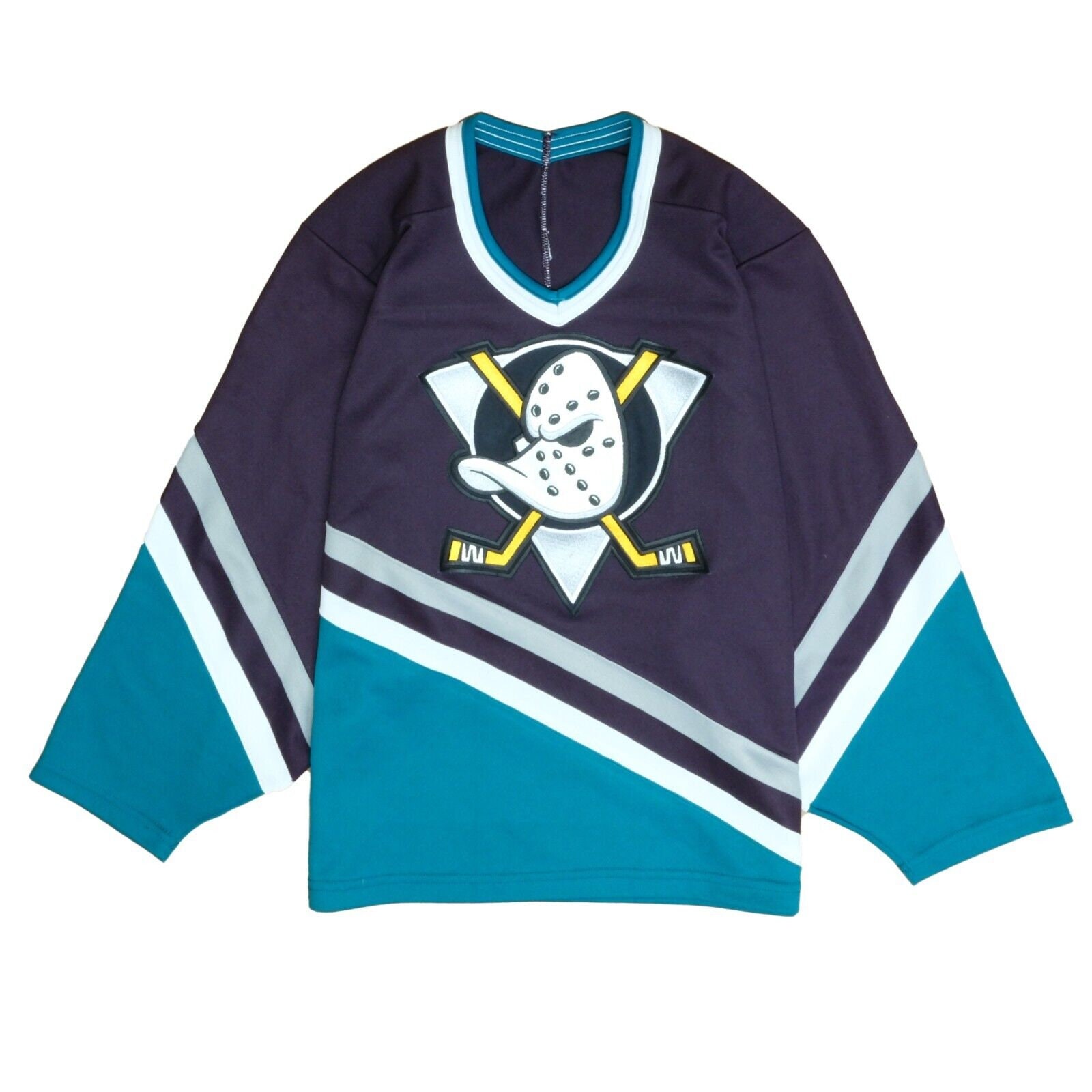 New Original 2XL 90s Mighty Ducks Jerseyanaheim Ducks Jersey 