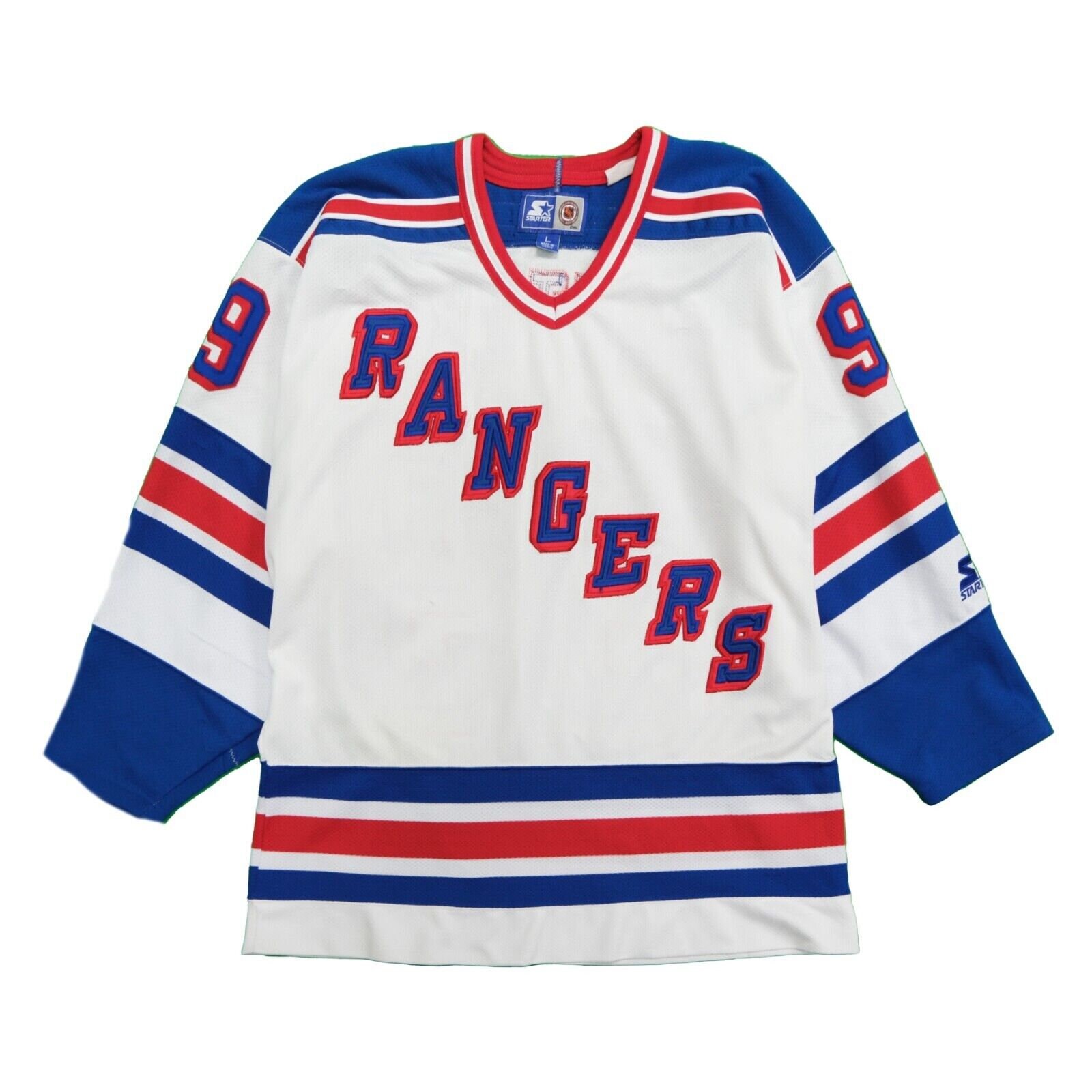 Vintage Starter Wayne Gretzky New York Rangers Hockey Jersey Youth