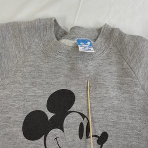 Vintage Mickey Mouse Disney Crewneck Sweatshirt Size Large 80s 90s image 5