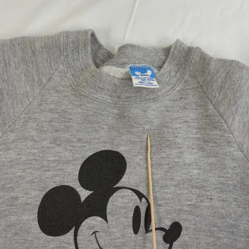 Vintage Mickey Mouse Disney Crewneck Sweatshirt Size Large 80s 90s image 5