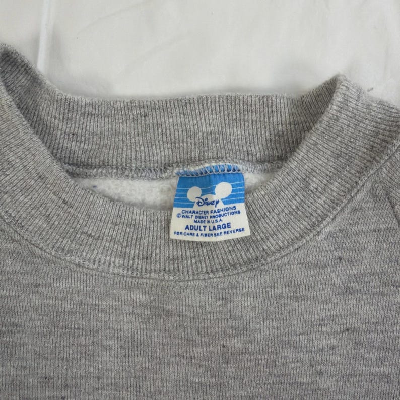 Vintage Mickey Mouse Disney Crewneck Sweatshirt Size Large 80s 90s image 3