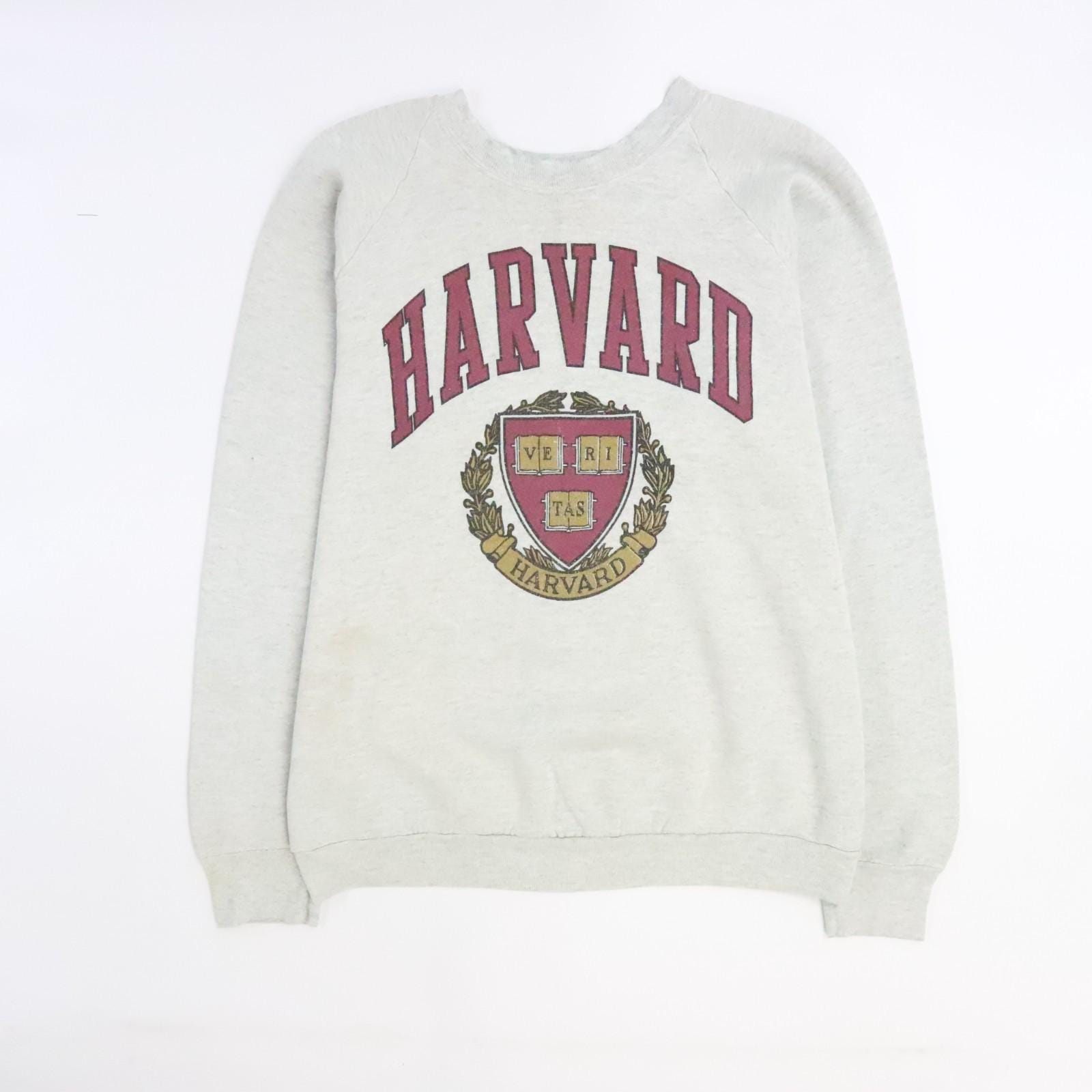 【vintage】HARVARD sweatshirt Vintage 90s Harvard University Sweatshirt: Big Logo Red