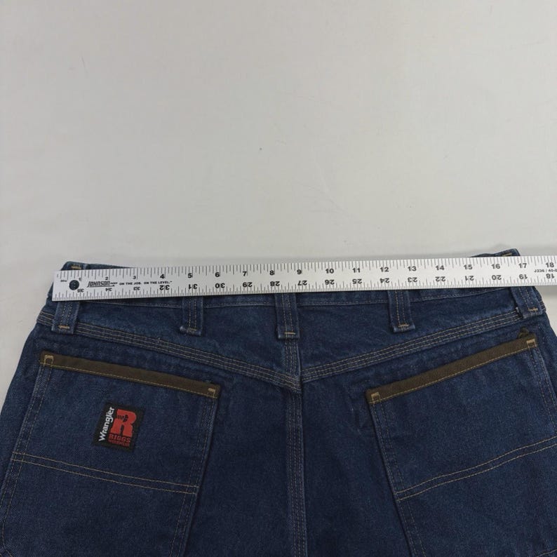 Vintage Wrangler Riggs Workwear Denim Jeans Pants Size 36 X 34 image 4