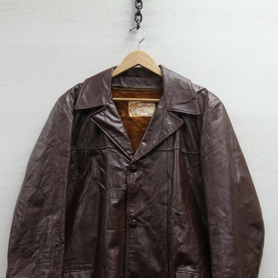 Vintage Excelled Leather Vest Coat 