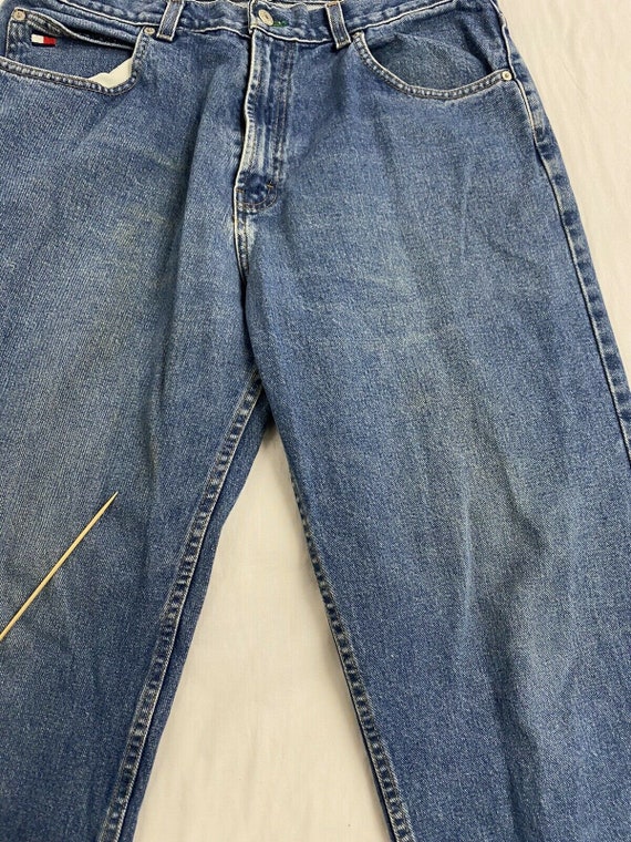 tommy hilfiger patch jeans
