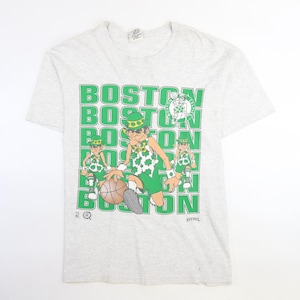 Vintage Boston Celtics Nutmeg T-Shirt Size XL 90s NBA