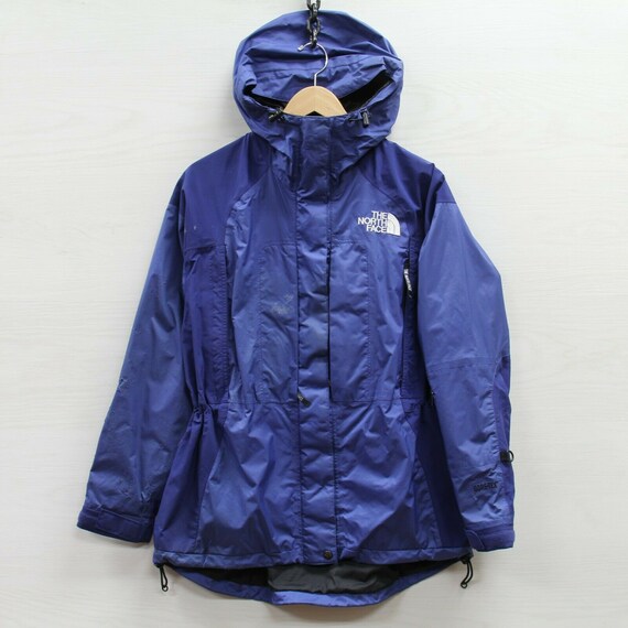 Vintage The North Face Gore Tex Light Ski Jacket Womens Size Medium Blue 90s