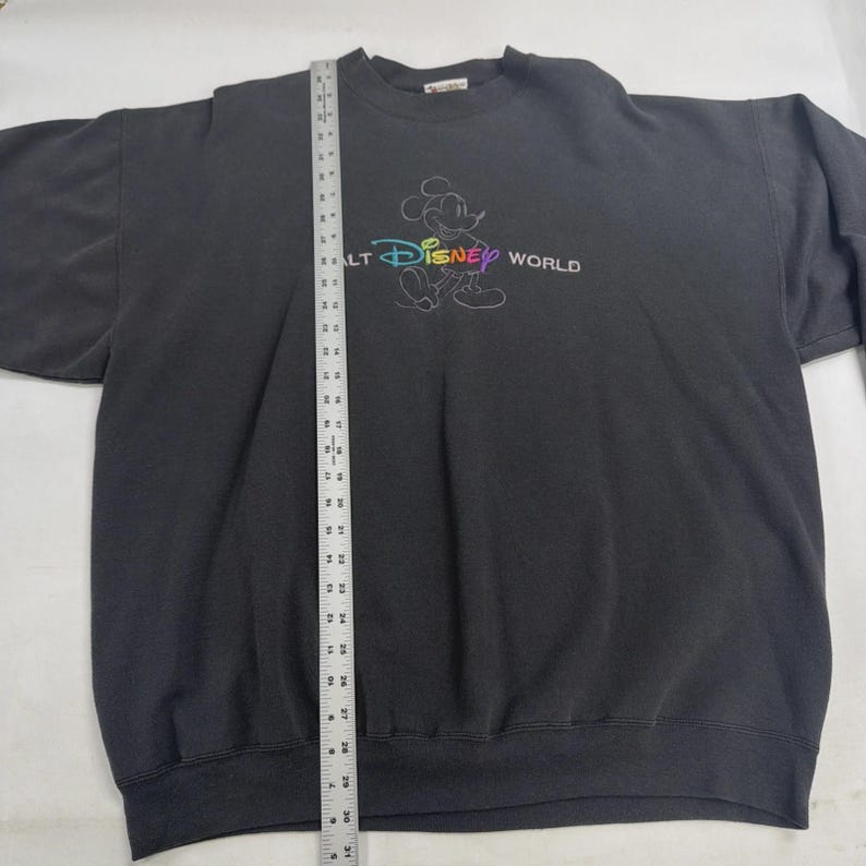 Vintage Mickey Mouse Walt Disney World Crewneck Sweatshirt Size 2XL 90s image 4