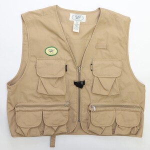 ウェア vintage L.L. bean fishing vest dg Vintage L.L. Bean Fly Fishing Vest Mens Extra Large Green