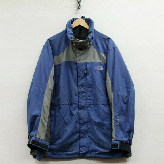 Vintage The North Face Hyvent Light Ski Jacket Size Large Blue \u0026 Gray