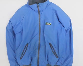 Vintage 1990s LL Bean Warm up Insulated Lined Bomber Jacket / See