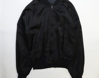 Hoshihime 星姫 XL Embroidered Sukajan All Black Dragon