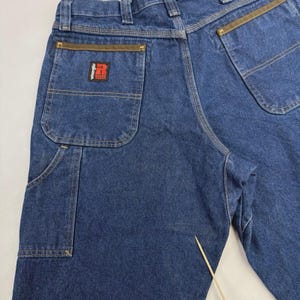 Vintage Wrangler Riggs Workwear Denim Jeans Pants Size 36 X 34 image 7