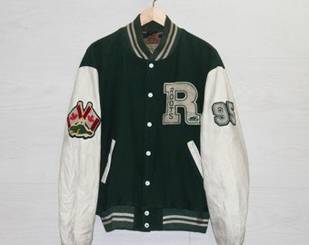 Roots Varsity Jacket - Etsy Canada