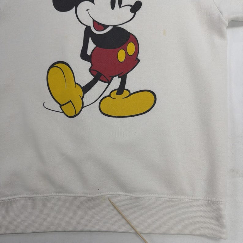 Vintage Mickey Mouse Disney Crewneck Sweatshirt Size Large 80s 90s image 8