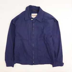 Giubbotto bomber Harrington vintage McGregor taglia XL blu