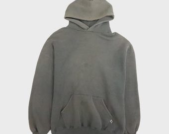 Vintage Russell Athletic Sweatshirt Hoodie Size XL Charcoal Gray 90s