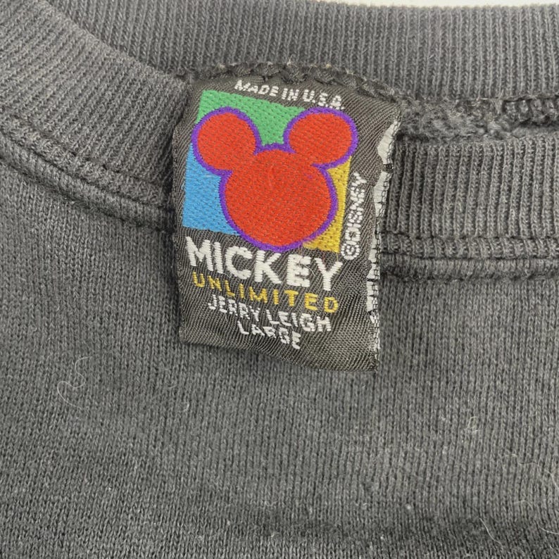 Vintage Micky Maus Disney Rundhals Sweatshirt Größe L Bild 3