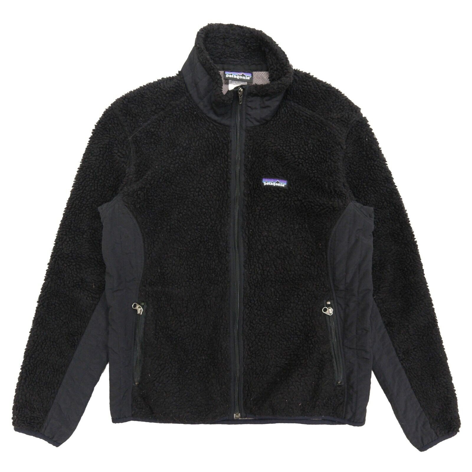 Womens black patagonia fleece sales
