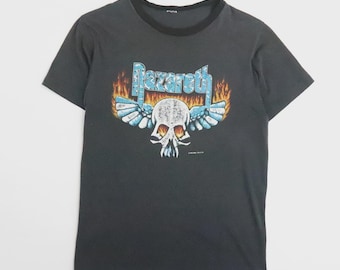 Vintage Nazareth 2XS Tour 1982 T-Shirt Size Large 80s