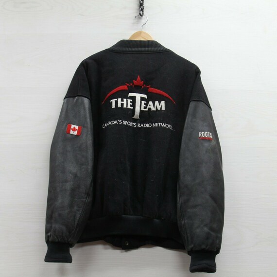 Roots Leather Wool Varsity - Etsy 