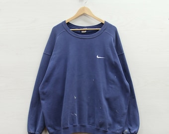 nike crew neck navy