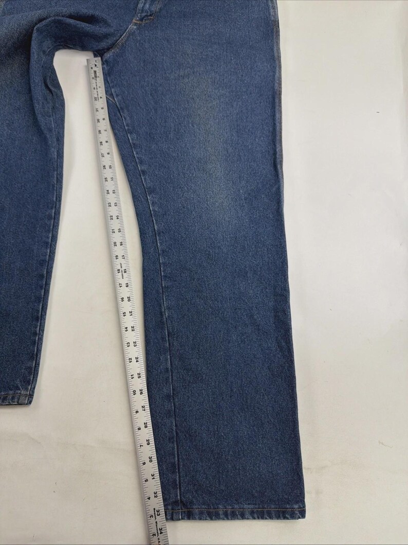 Pantalones vaqueros de trabajo Wrangler Riggs de mezclilla vintage, talla 38 x 34. imagen 6