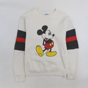 Vintage Mickey Mouse Disney Crewneck Sweatshirt Size Large 80s 90s image 1