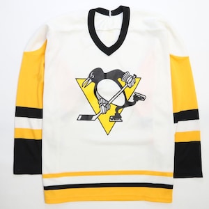 Vintage Pittsburgh Penguins Jersey Size Medium White NHL