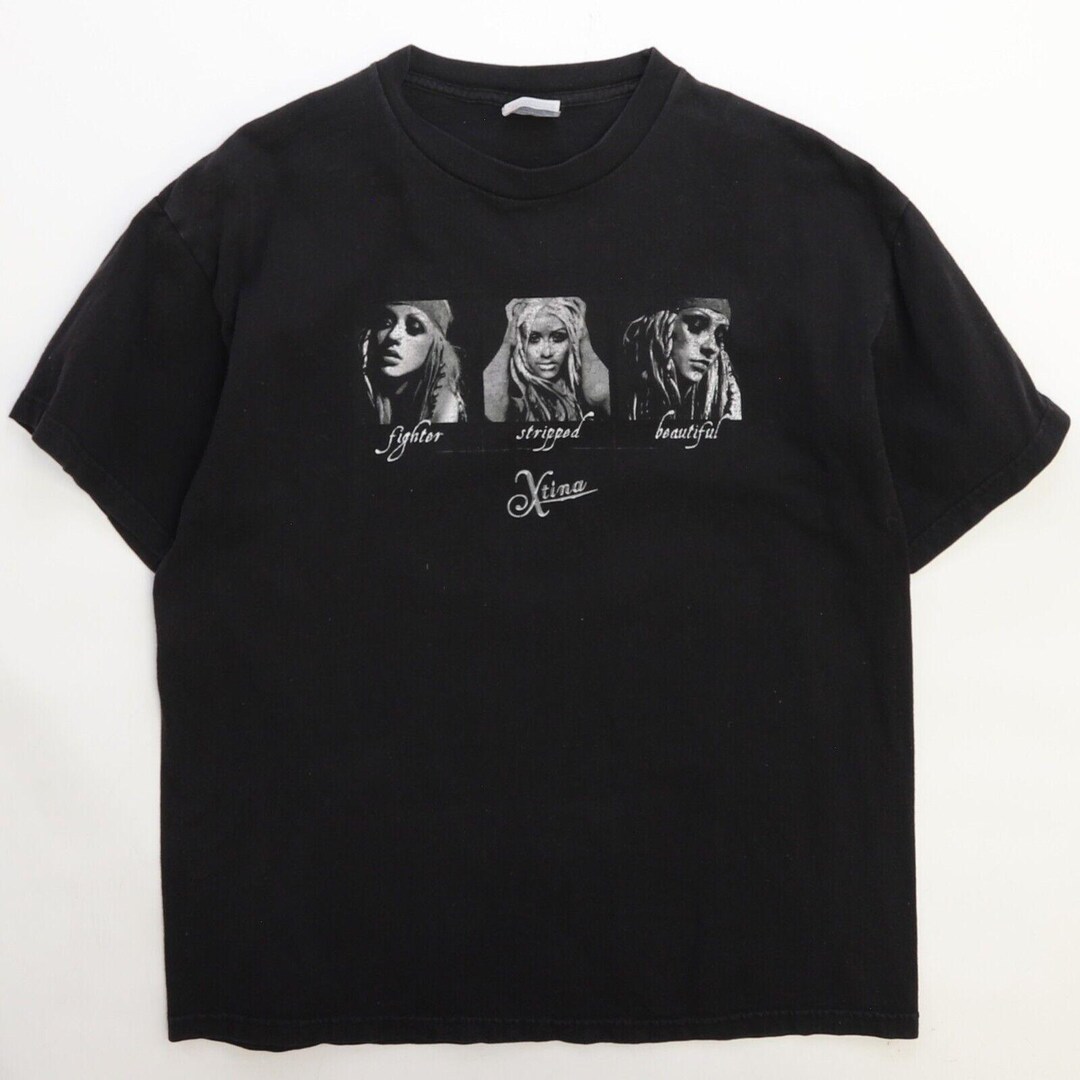 クリスティーナ・アギレラ　Tシャツ　Lサイズ 90s クリスティーナアギレラ USA製 ヴィンテージ Tシャツ