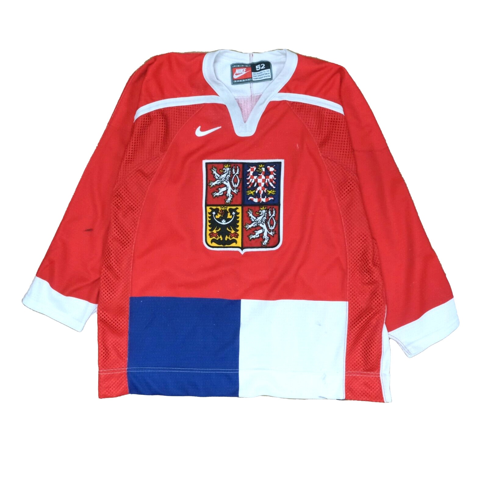 1990's CZECH REPUBLIC NATIONAL HOCKEY TEAM JERSEY (HOME) S