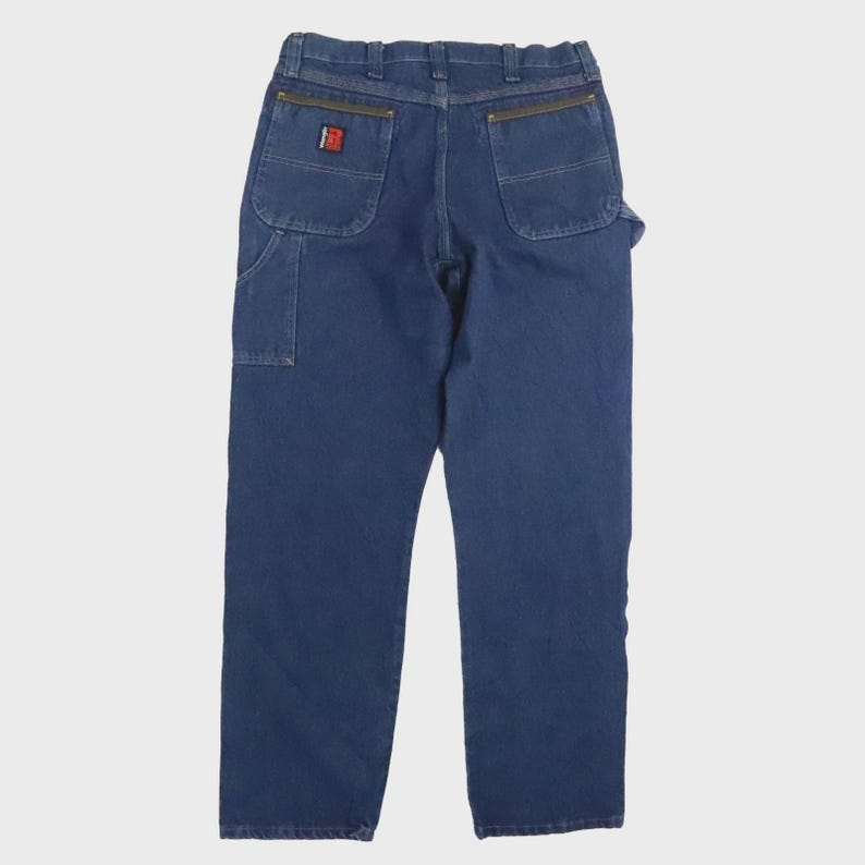 Vintage Wrangler Riggs Workwear Denim Jeans Pants Size 36 X 34 image 2