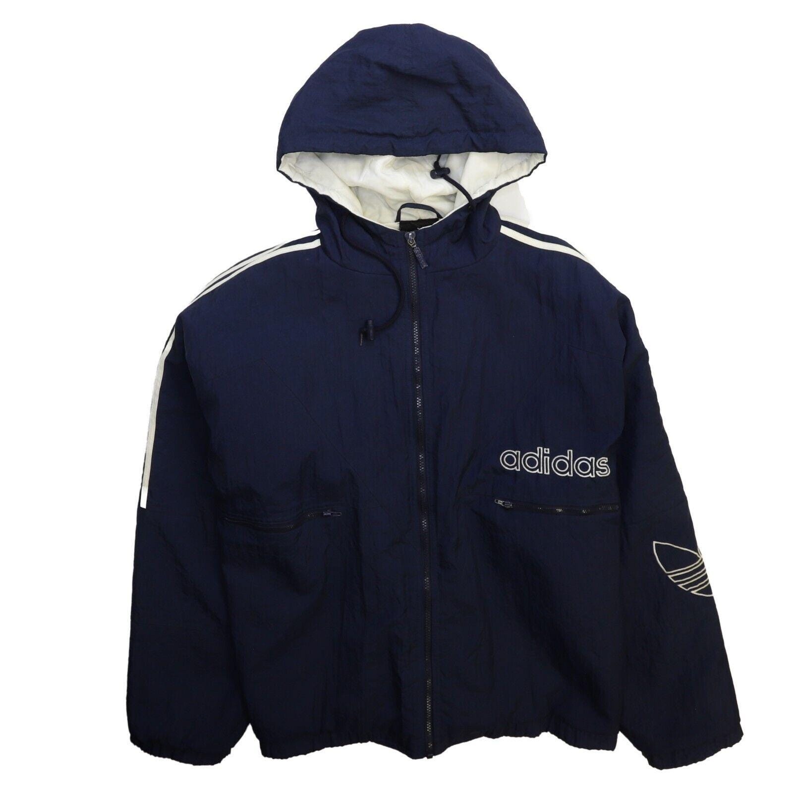 70s〜 adidas puffer blue coat soccer adidas Adicolor Heritage Now Monogram Puffer Jacket - Blue
