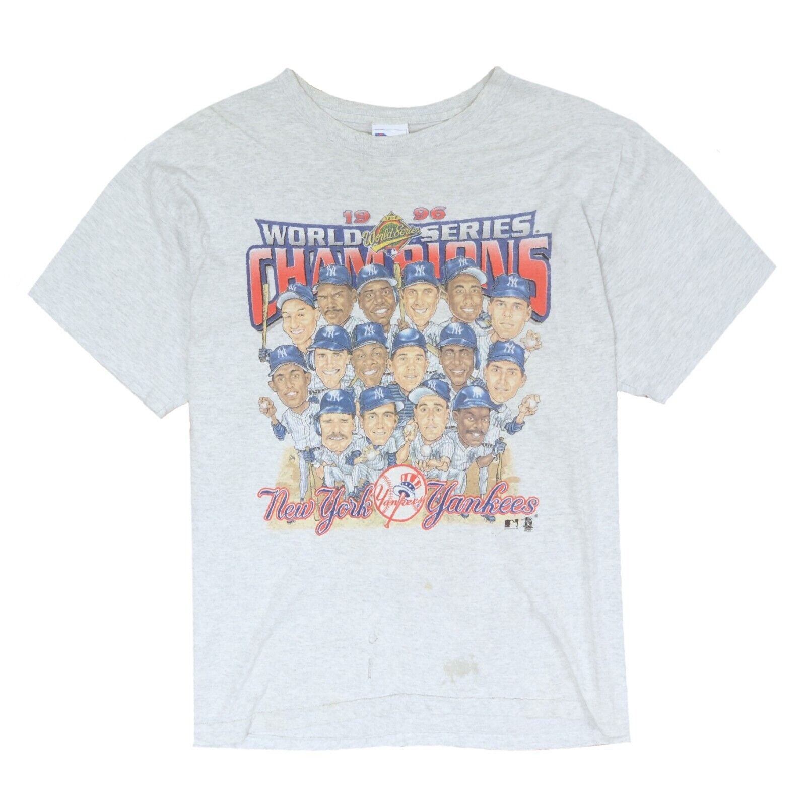 New York Yankees MLB Champions Graphic White T-Shirt