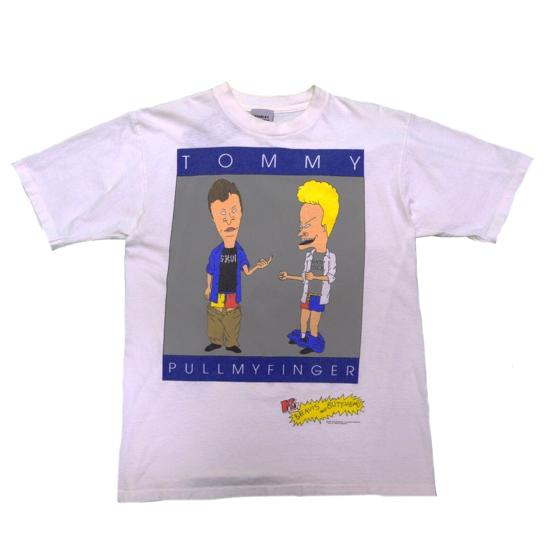 Beavis Finger Vintage Beavis Butthead Tommy Pull My Finger T-shirt Large - Etsy