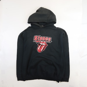 Vintage Rolling Stones Artimode-sweater met capuchon, maat Large