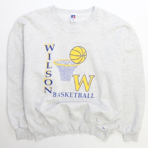 Vintage Wilson Basketball Russell Athletic Crewneck Sweatshirt Size XL