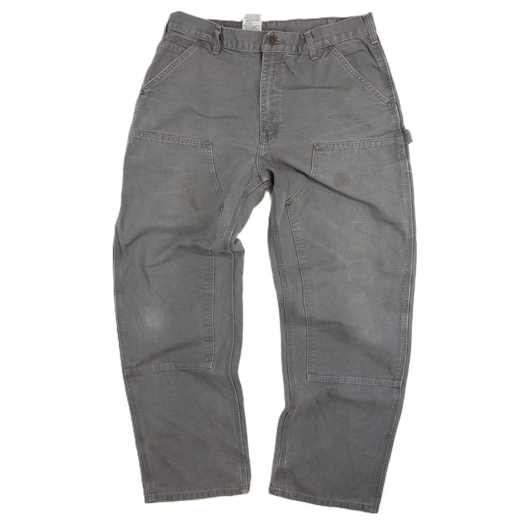 Vintage Carhartt Double Knee Canvas Carpenter Work Pants