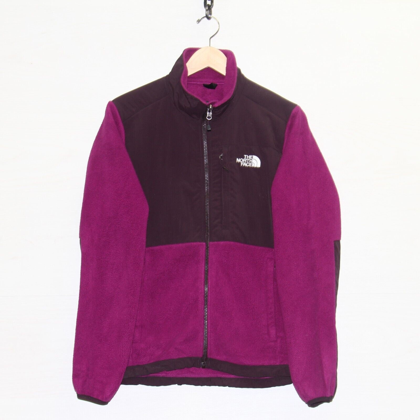 North face on sale denali fleece purple