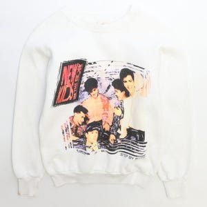 Vintage New Kids On The Block Step By Step Crewneck Sweatshirt Size Medium 90s