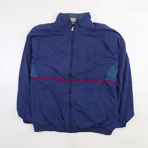 Vintage Puma Windbreaker Light Jacket Size XL Blue