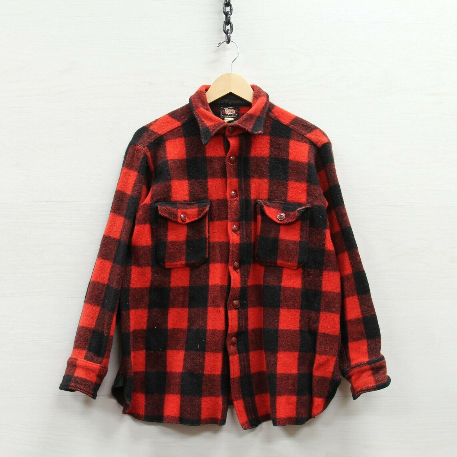 Vintage Woolrich Wool Shirt Jacket Size 