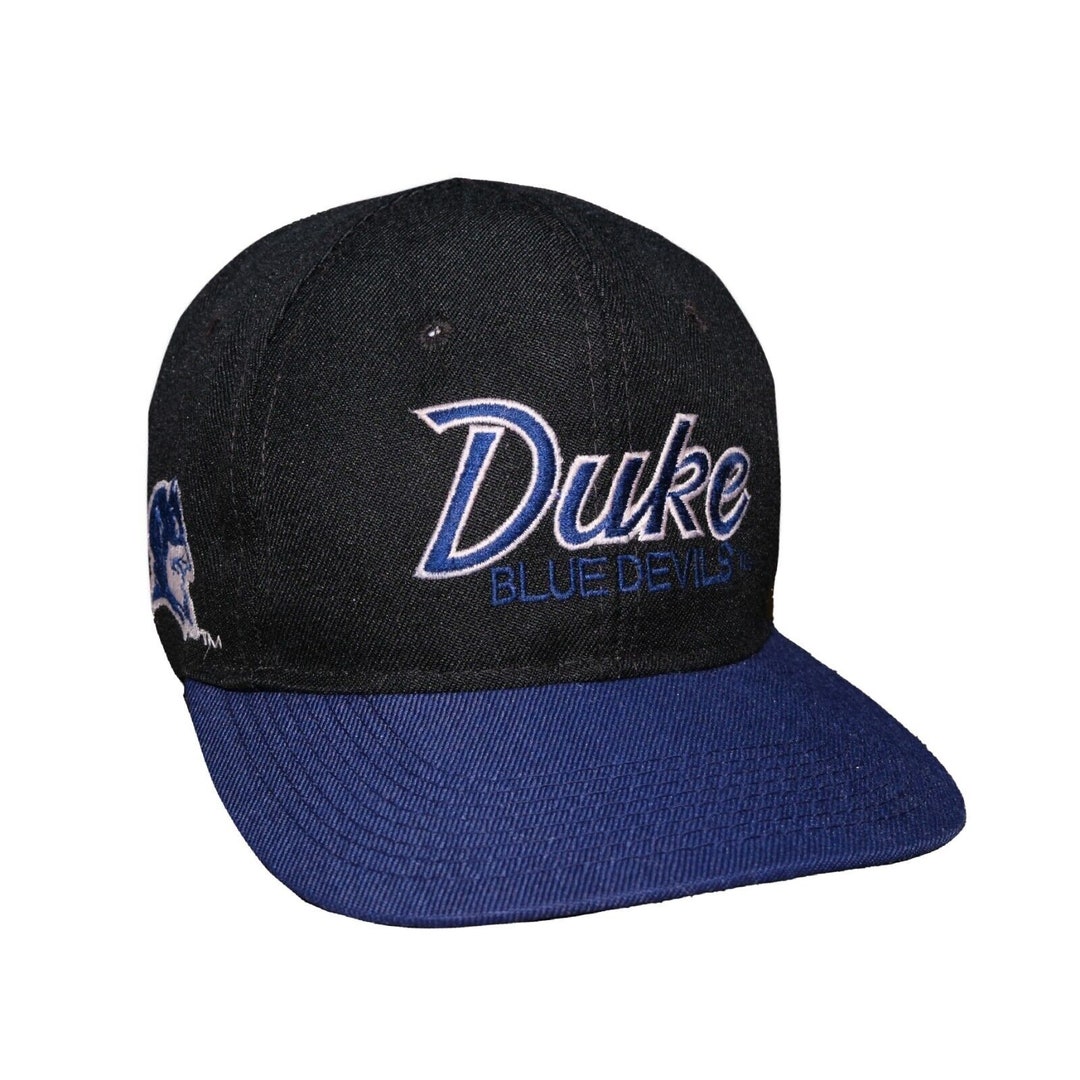 Duke Script D Vintage Duke Blue Devils Script Sports Specialties Snapback Hat OSFA ...