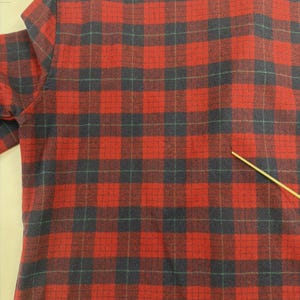 Vintage Pendleton Wool Chore Shirt Jacket Size Large Plaid image 10