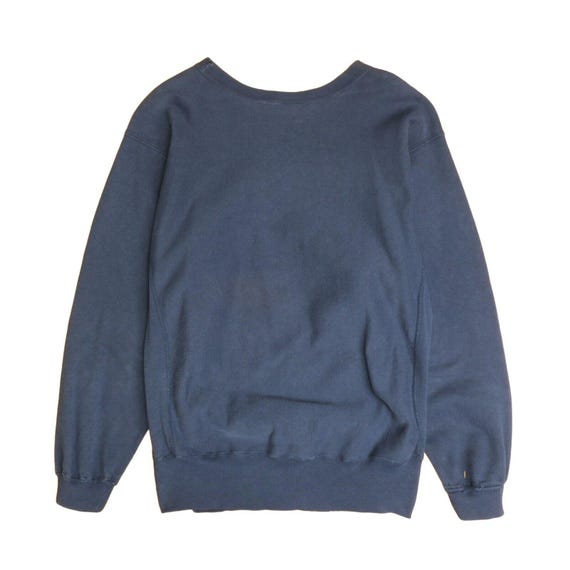 Vintage Champion Reverse Weave Blank Sweatshirt Crewneck Size XL Blue 90s Etsy
