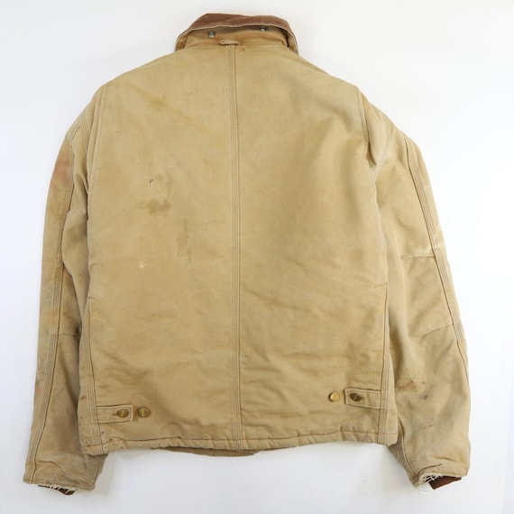 Vintage Carhartt Canvas Work Jacket Size 44 Tall J02 BRN - Etsy