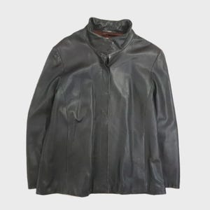 Brooks Brothers Leather Jacket - Etsy